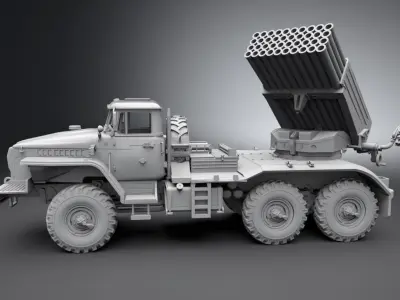 BM21 Grad Scale model 3D print model