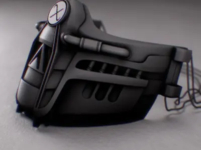 metal mask 1 3D print model