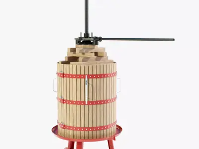 Wine Press 3D model