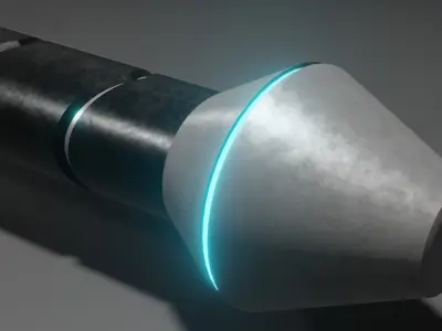 Heavy Sword Low-poly 3D model