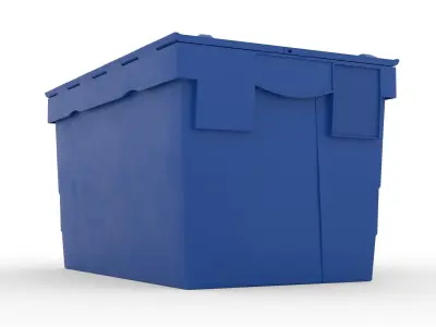 Distrubution container 600x400mm 3D model