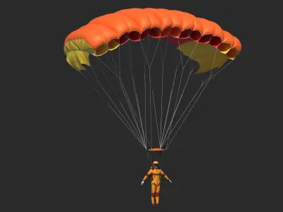 Skydiver1 3D model