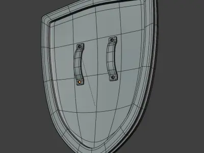 3D Shield Free 3D model