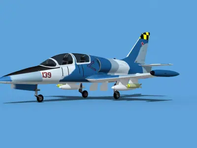 Aero Vodochody L-39C Albatross Russia 1 3D model