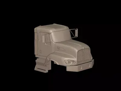 kenworth 2011 t470 truck  3D print model