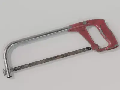  Hack Saw Low-poly 3D model