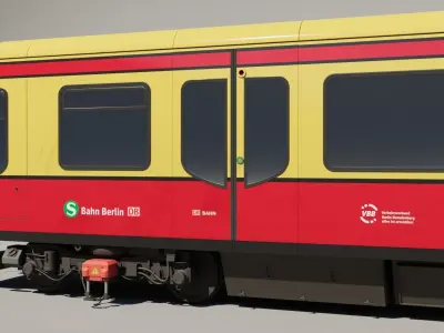 DB BR481 S-BAHN Low-poly 3D model