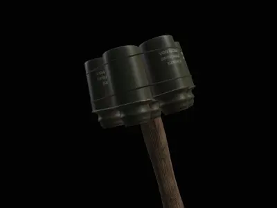 Anti Tank Grenade Low-poly 3D model
