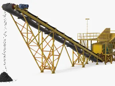  Stone Crusher Machine with Coal 