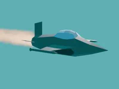 JetFighter Low-poly 3D model
