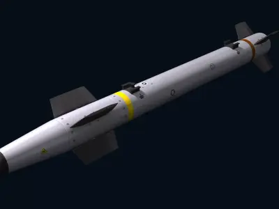 Hard Kill Anti-Missile System 3D model