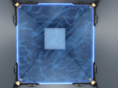 Hall Shield Generator 3D model