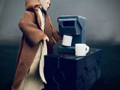 Custom Sci Fi Coffee Machine 3D print model