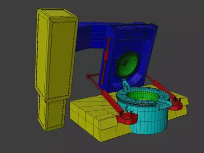 Induction Core Low-poly 3D model