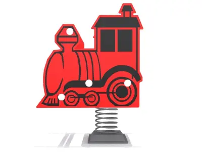 Playground - Train Rider Low-poly 3D model