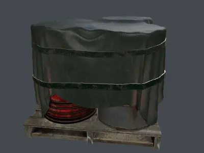 Military Material Low-poly 3D model get