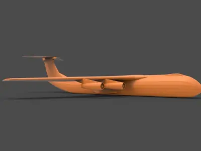 C-141 Starlifter 3D print model