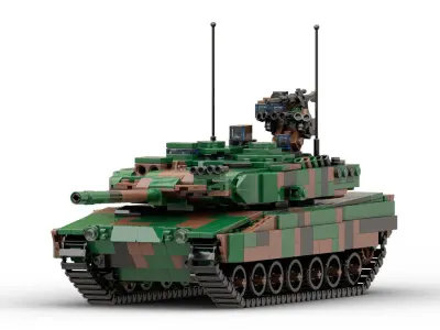 MocBricks3D - Lego Leopard2 A7 3D print model