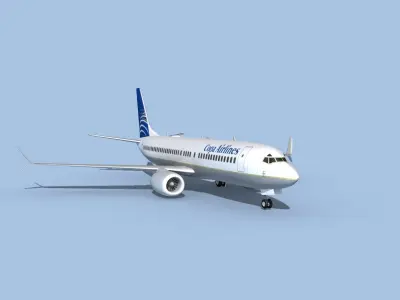 Boeing 737-800 Max COPA Airlines 3D model