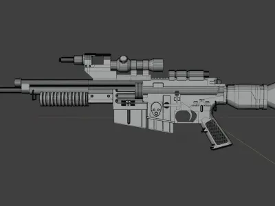 A280 Blaster Rifle 3D model