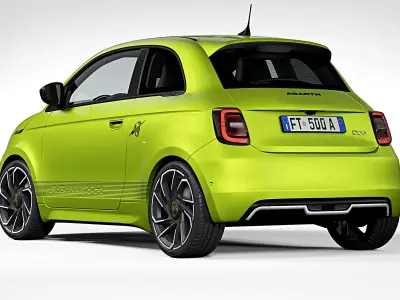 2023 Fiat 500e Abarth 3D model