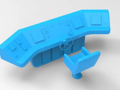 Ship or boat Navigation 3D Printed 3D print model