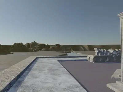 Deserted Ancient Complex 3D model