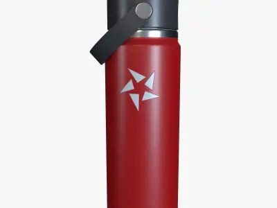 Water bottle 3D model 54