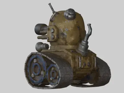 Mini Game Tank 3D model