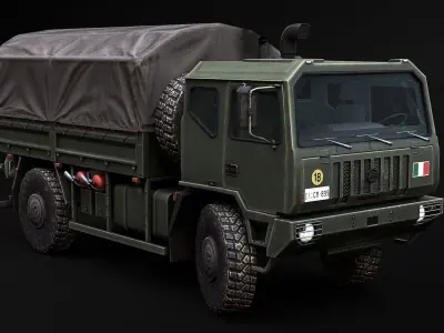Iveco Astra ACTL M170 Low-poly 3D model