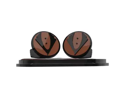 Spy Style Suit Cufflink 3D model