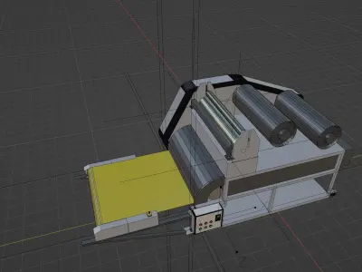 Automatic Cutting Machine 3D model