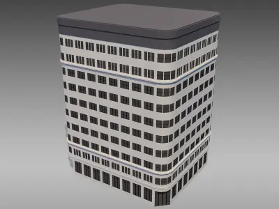 Commercial Building 004 3D model