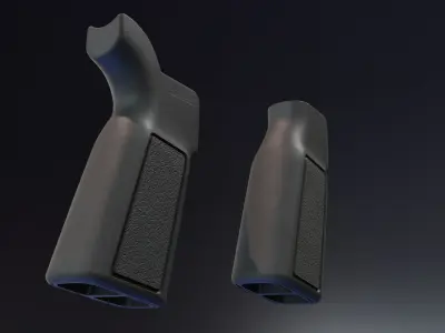 B5 type 22 23 Grips Low-poly 3D model