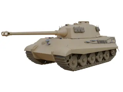 Tiger II tank 3D model