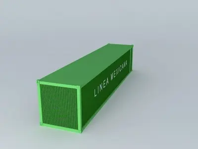 Mexican Container Line Free 3D model