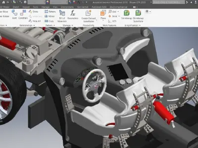 Boasts race car GTR 2020 3D model