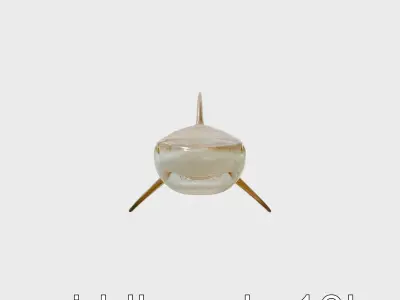 Sawshark Model with Saw-like Snout and Detailed Texture Low-poly 3D model