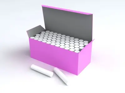 Chalk Box 3D model