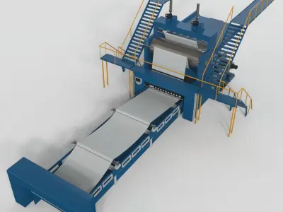 Paper Making Equipment 3D model