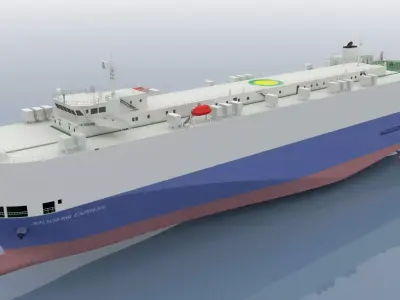 MV Modern Express 3D model