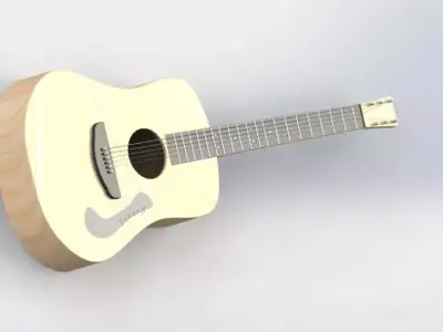 Acoustic Guitar 3D model purchase