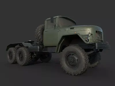 Zil 131 Truck Tractor 3D model