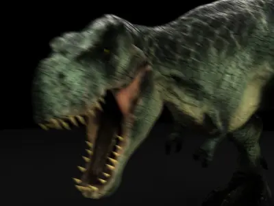 V- REX RIGGED 3D model