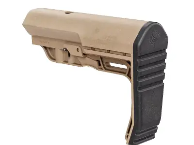 MFT - Battlelink Minimalist Stock Low-poly 3D model