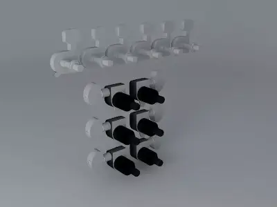 Guitar parts 2 Free 3D model