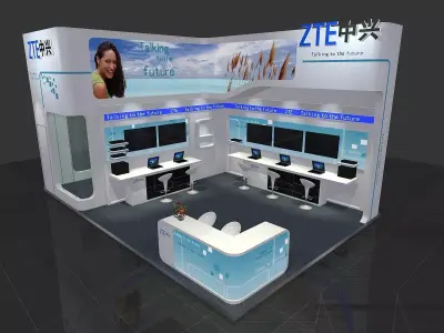 Exhibition - Area - 6X9-3DMAX2009-040 3D model