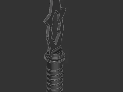 Knife toy 3D print model