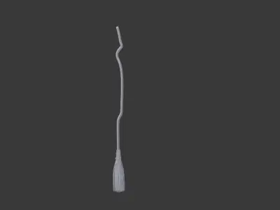 Witch Broom 3D model