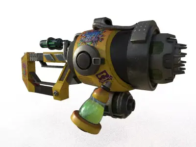 Weapon Design Low-poly 3D model